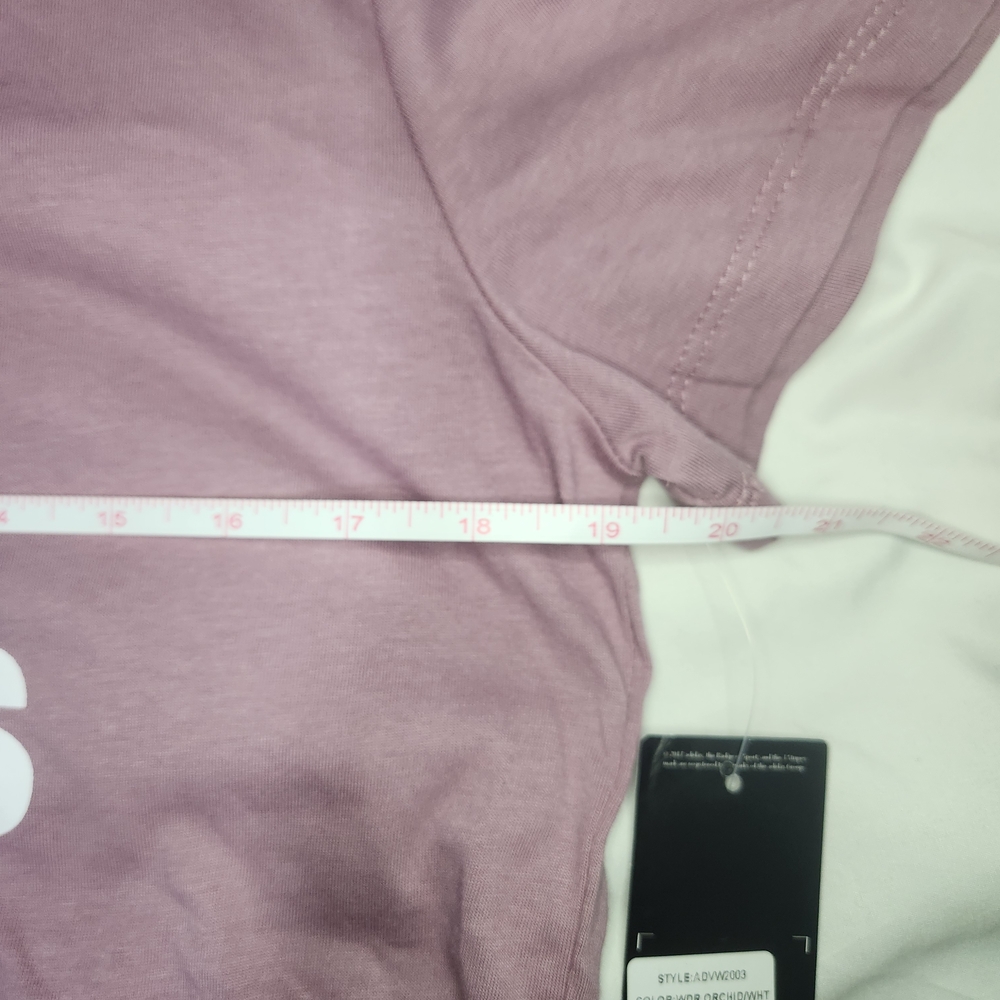 Adidas Women's Purple Short Sleeve Tee - Picture 2 of 4